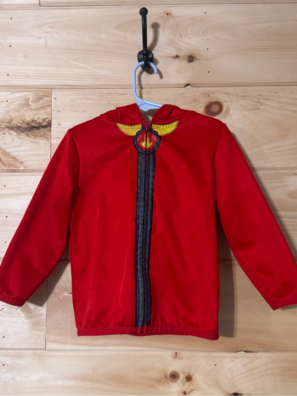 Kids Red Hooded Paw Patrol Marshall Jacket